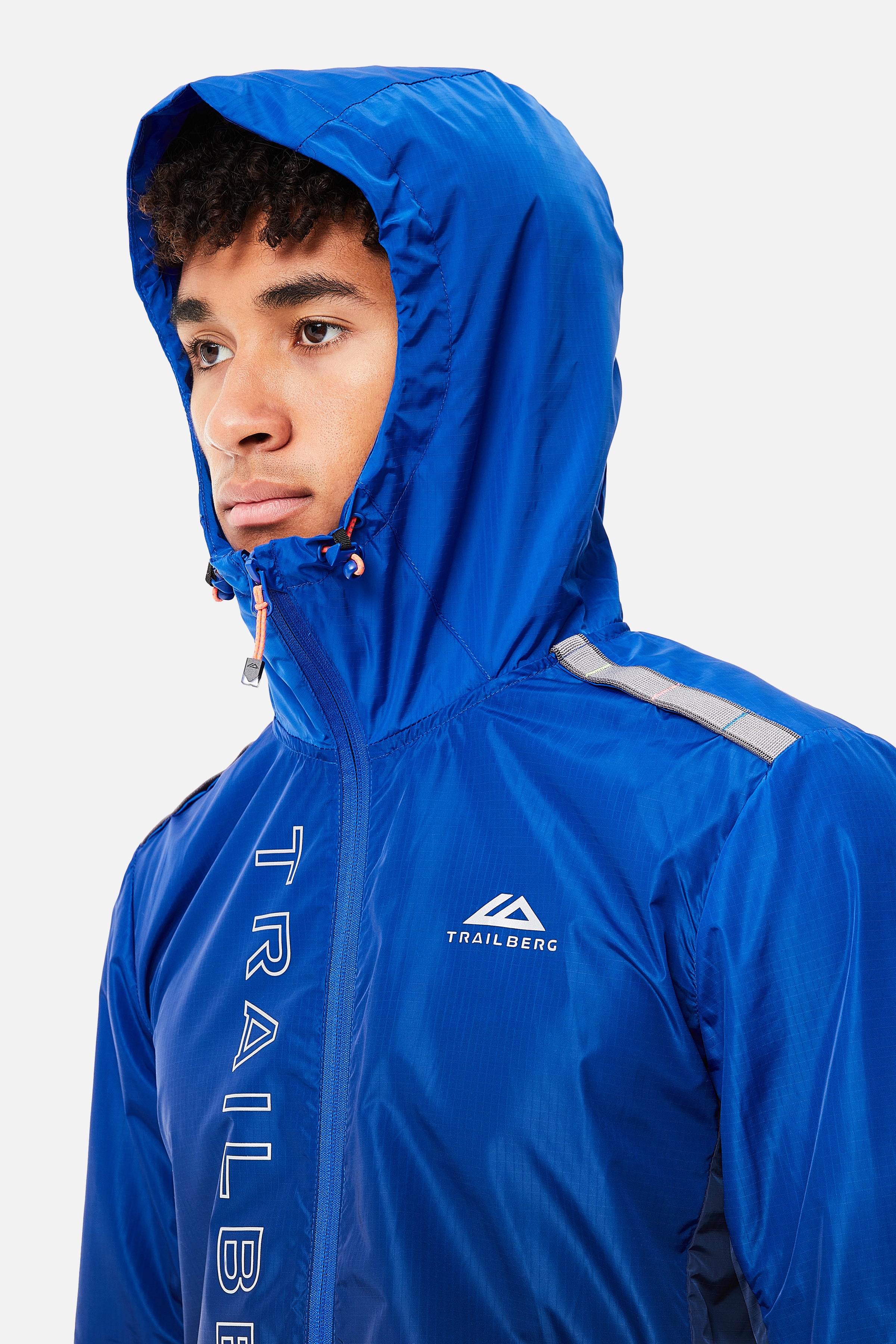 Gradient Windbreaker - Navy/Cobalt