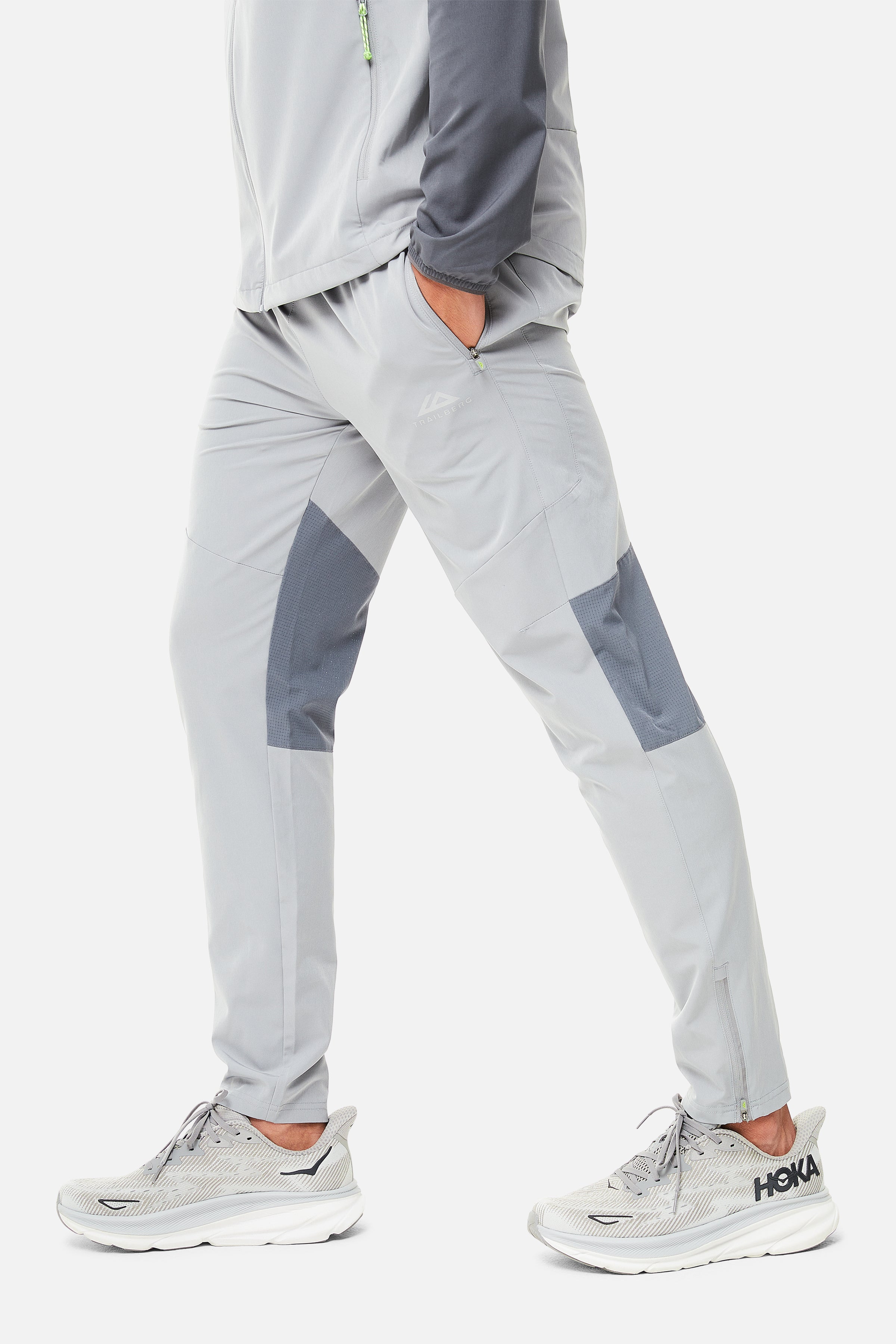 Rapid Ventilate Tracksuit - Grey/Charcoal Grey