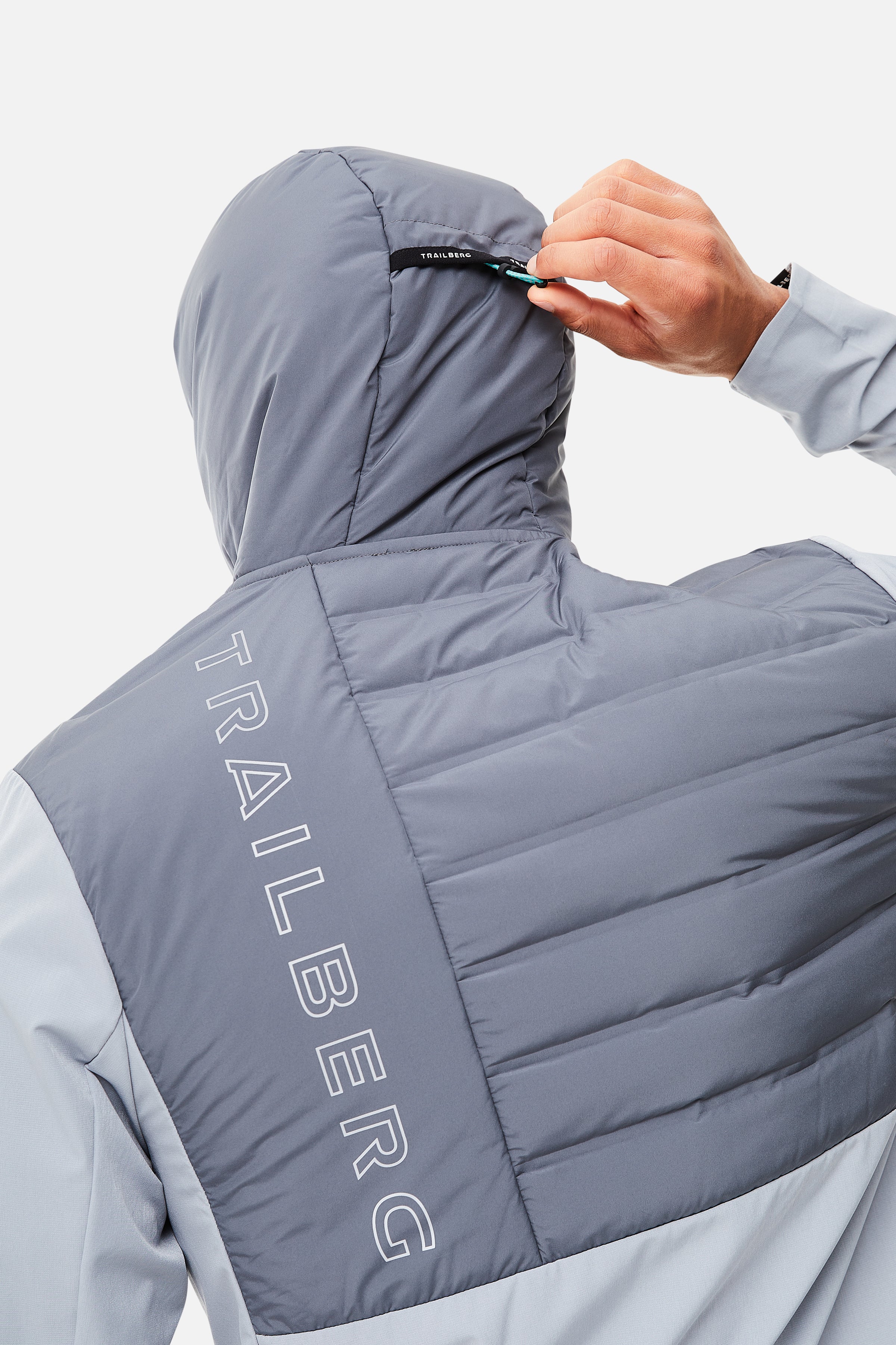 Rhine Hybrid Cloud Tracksuit - Mid Grey/Light Grey
