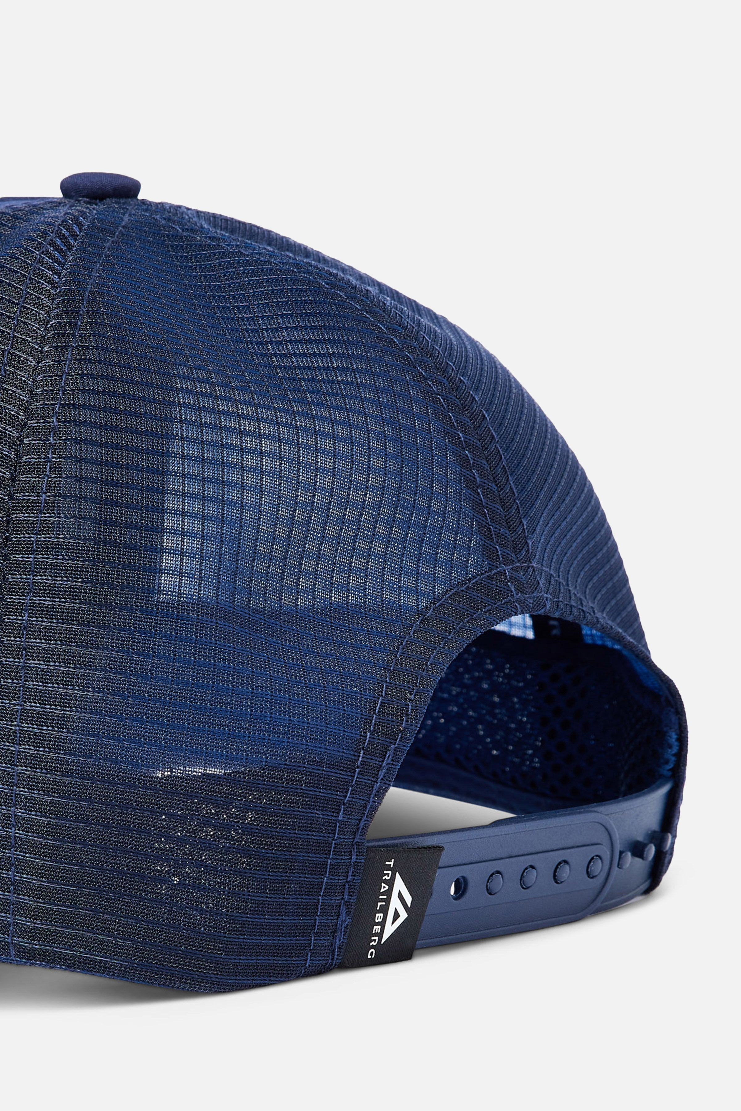 Ridge Trucker Cap - Navy/Tropical Depths
