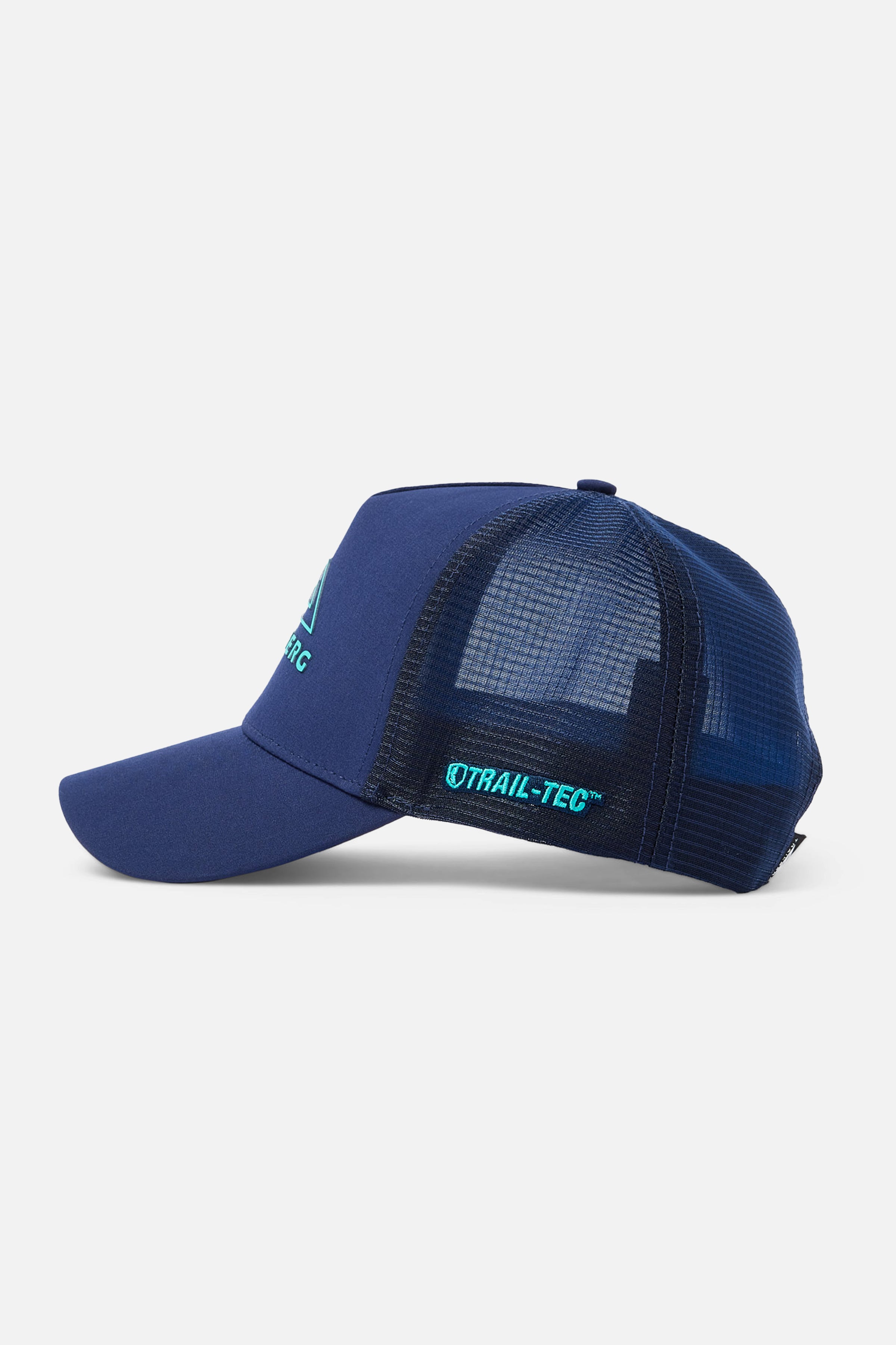 Ridge Trucker Cap - Navy/Tropical Depths