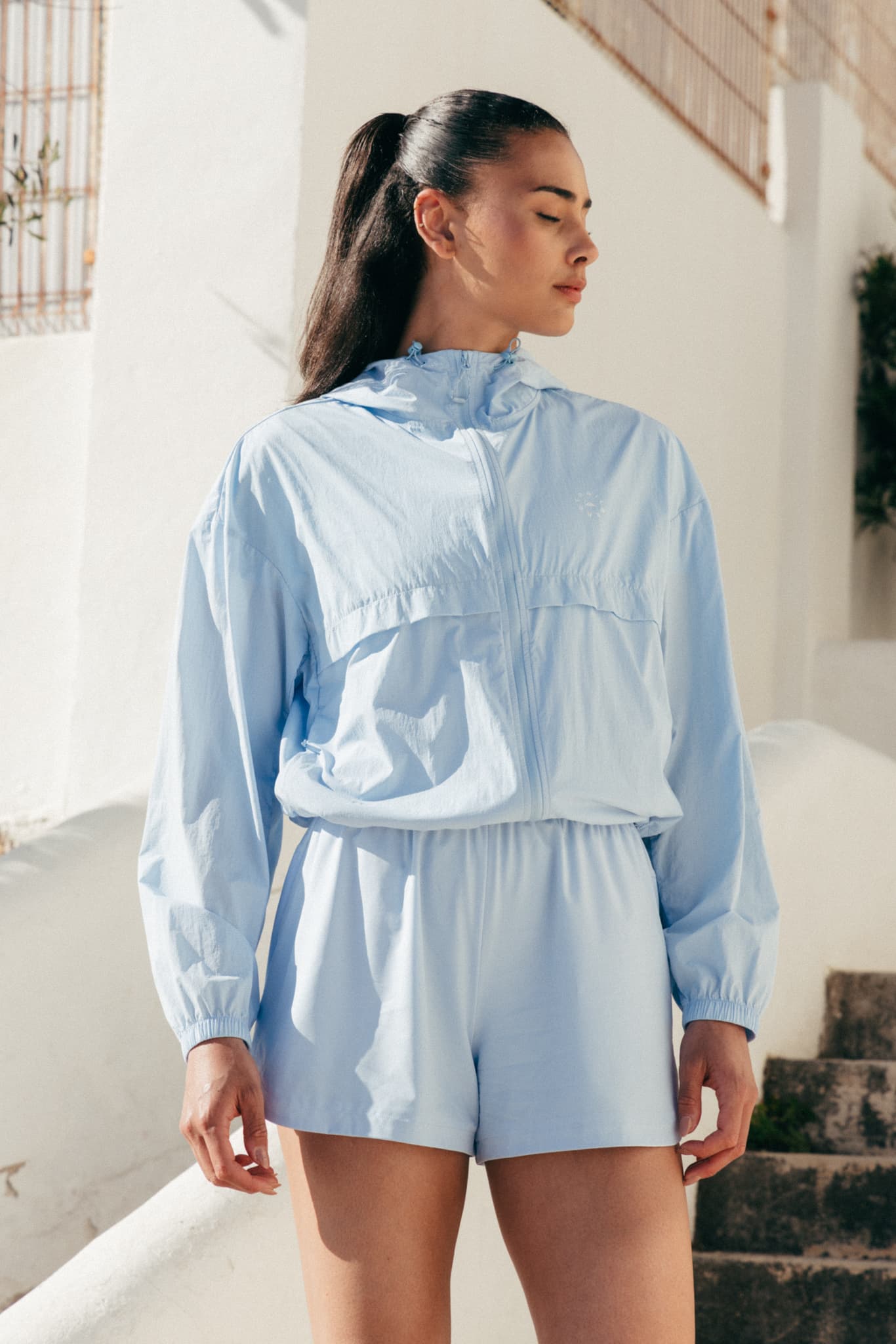 Womens Endura Running Windbreaker - Arctic Veil
