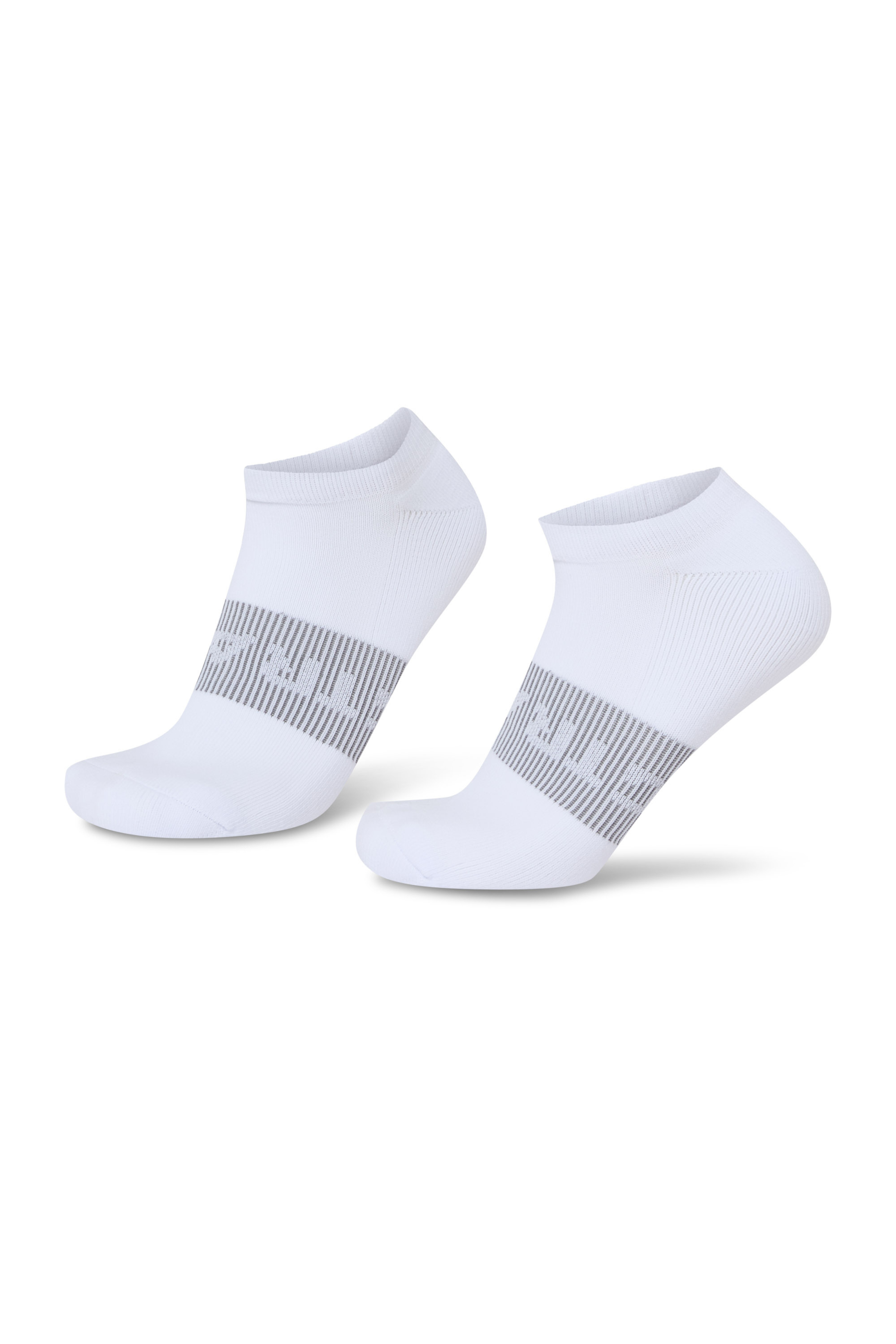 Mount No Show 3 Pack Sock - White