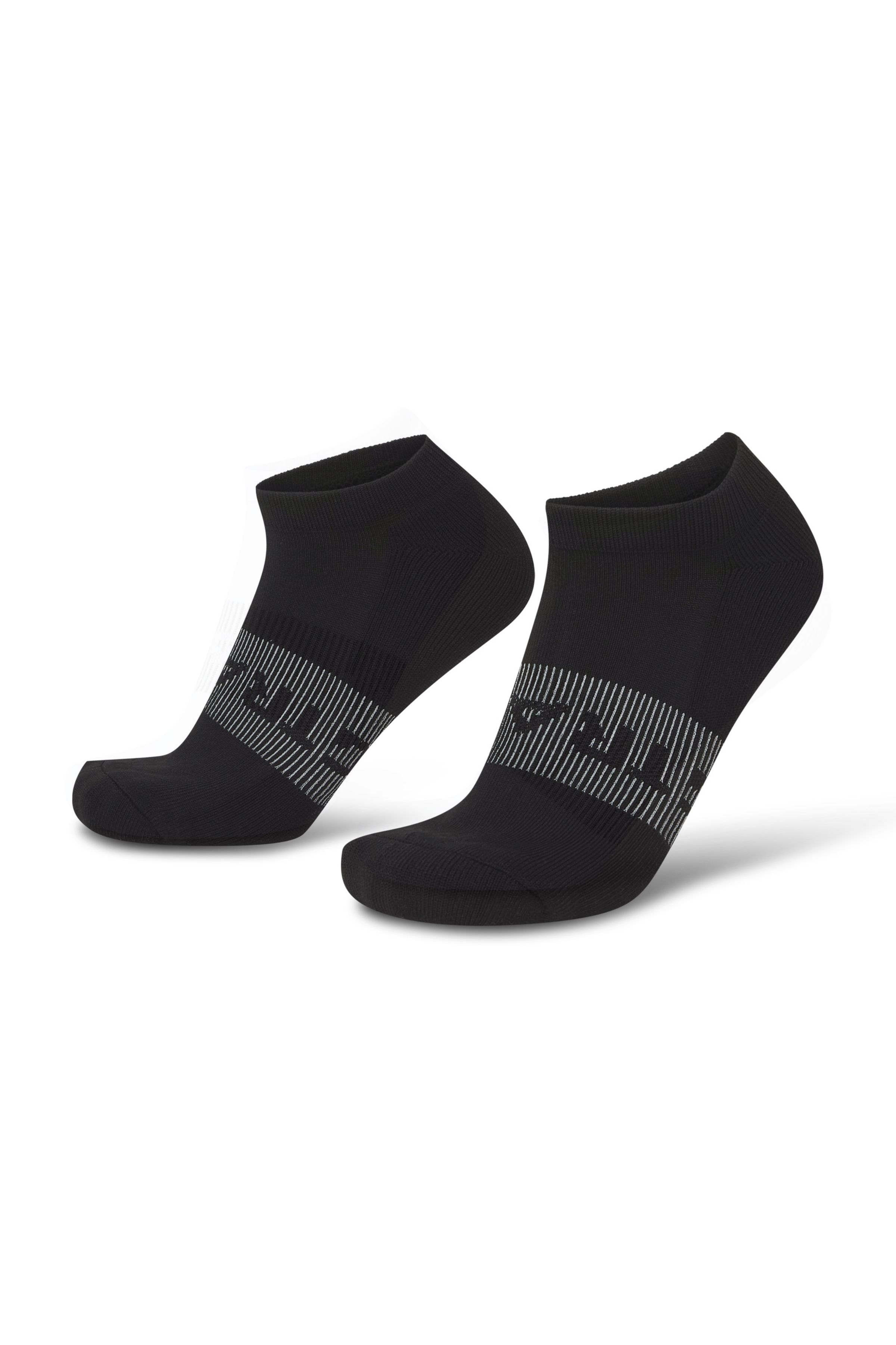 Mount No Show 3 Pack Sock - Black