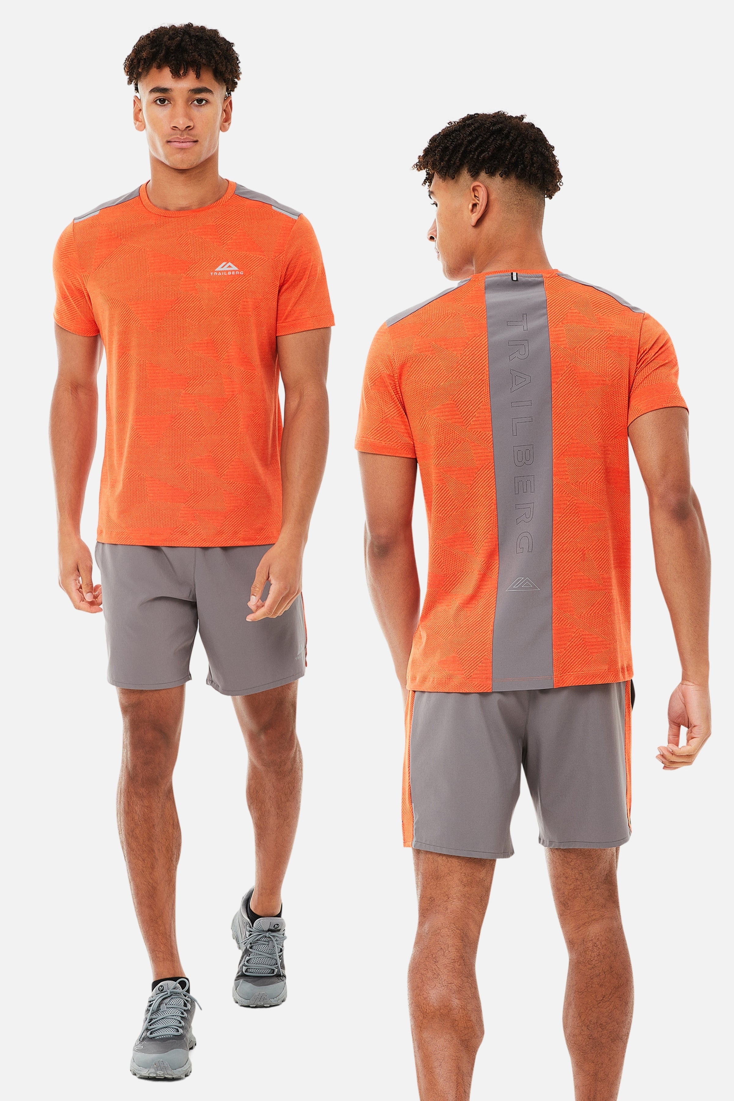 Dimension Twinset - Orange/Grey