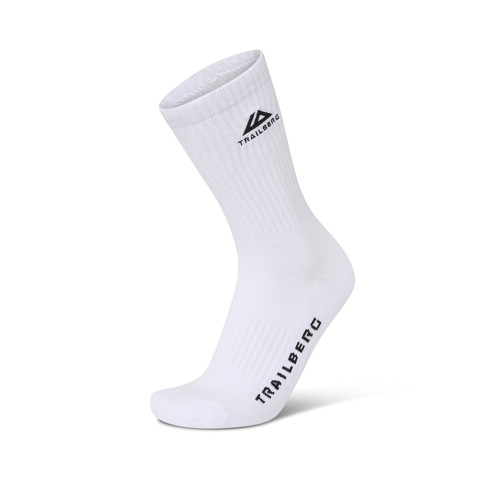 Edgebound 3 Pack Sock - White