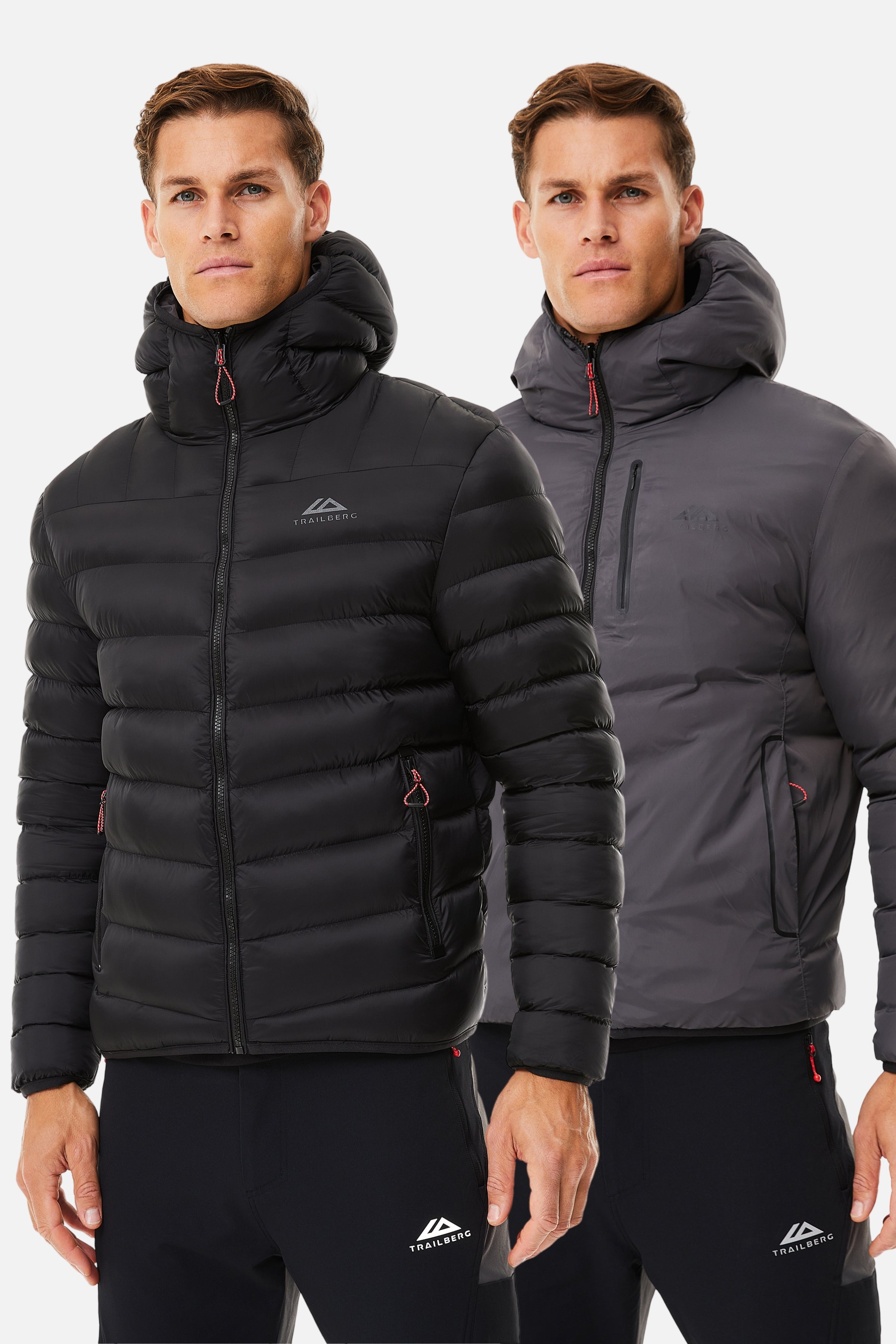 Valais Reversible Jacket - Black/Grey